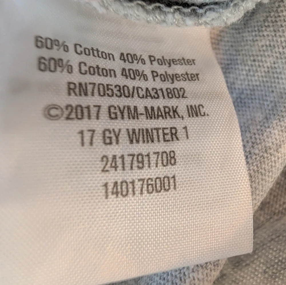 Gymboree Girls Gray Long Sleeve Tee with Pink Winter Graphic Cotton Size (5-6)